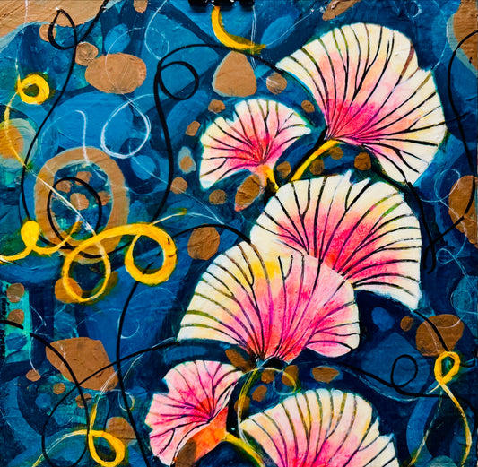 Gingko Dreams 12"x12"