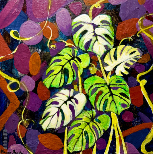 Monstera Muse 12"x12"