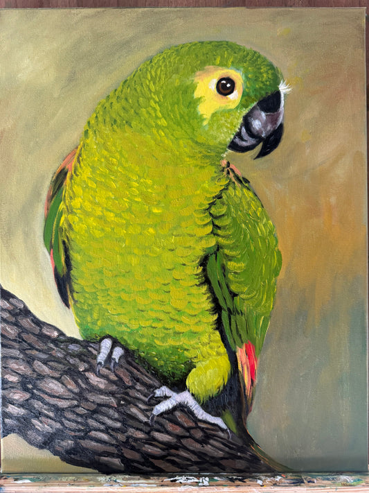 The Emerald Sentinel 16"x20"