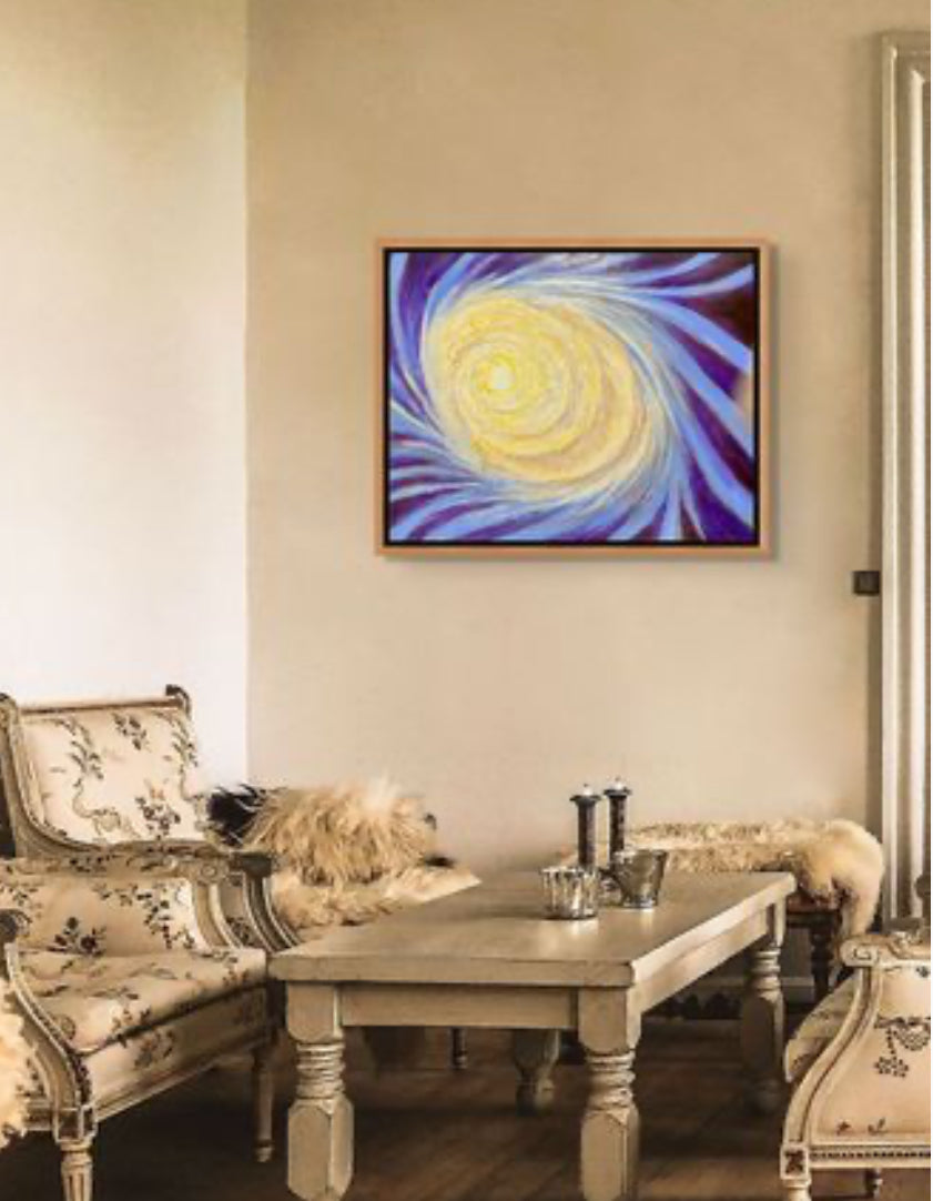 Radiant spiral 16"x20"