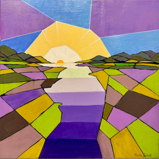 Morning Glory 18"x18"