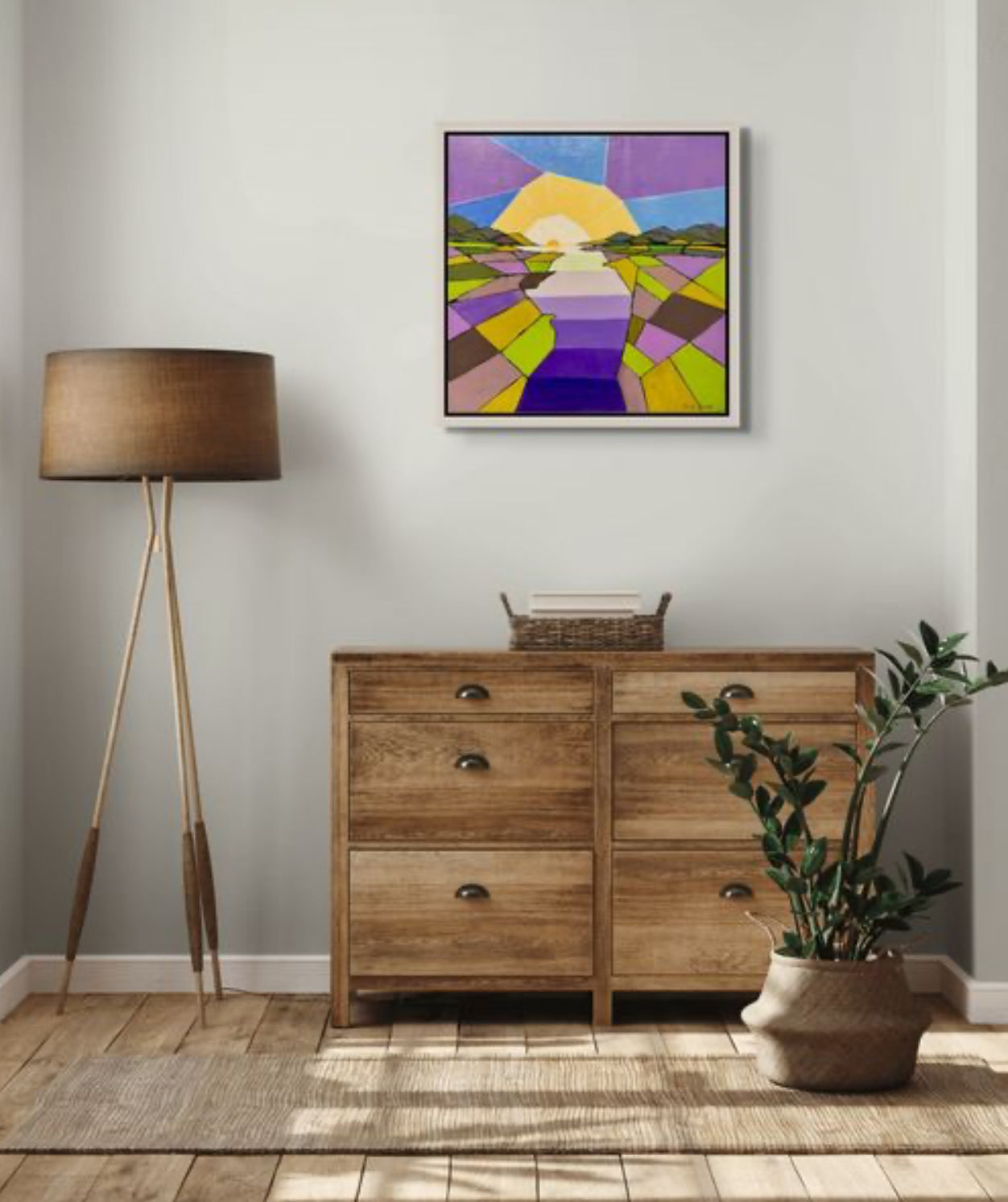Morning Glory 18"x18"