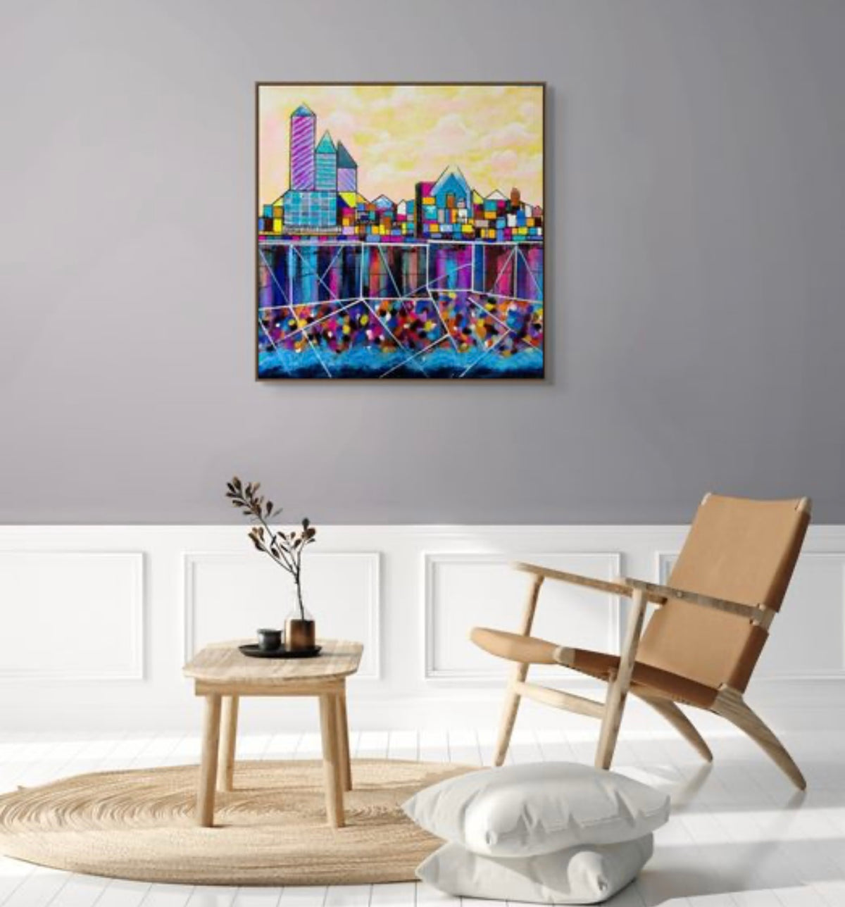 Urban Kaleidoscope 20"x20"