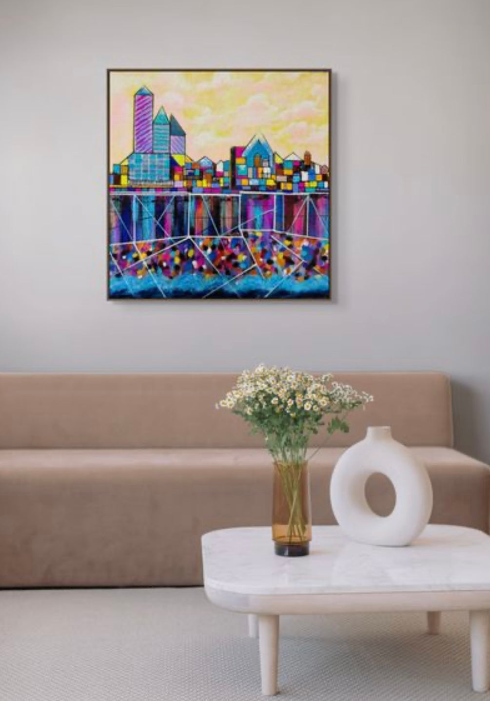 Urban Kaleidoscope 20"x20"