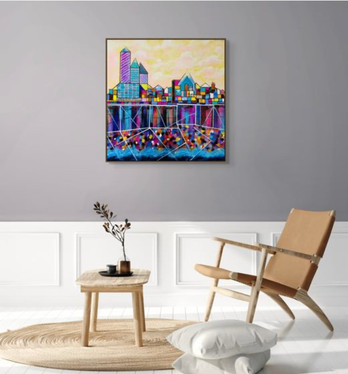Urban Kaleidoscope 20"x20"