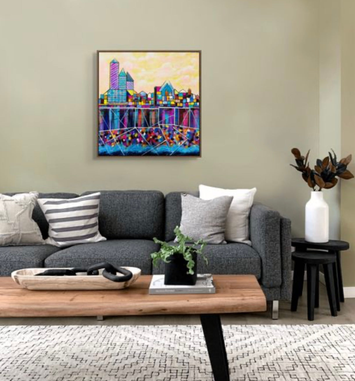 Urban Kaleidoscope 20"x20"