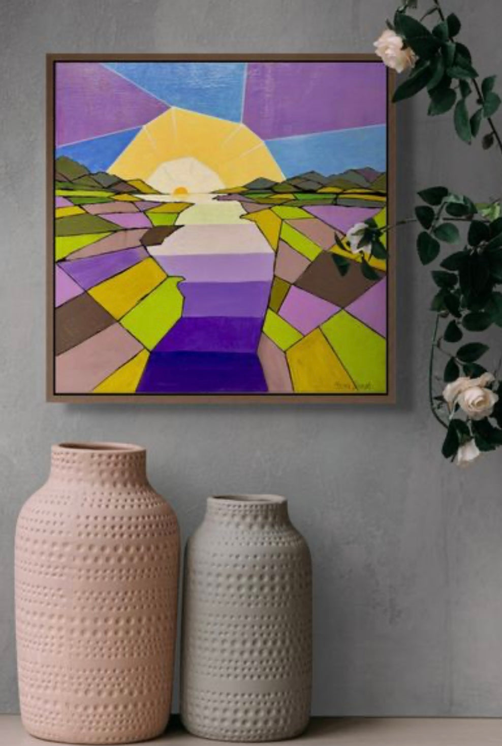 Morning Glory 18"x18"