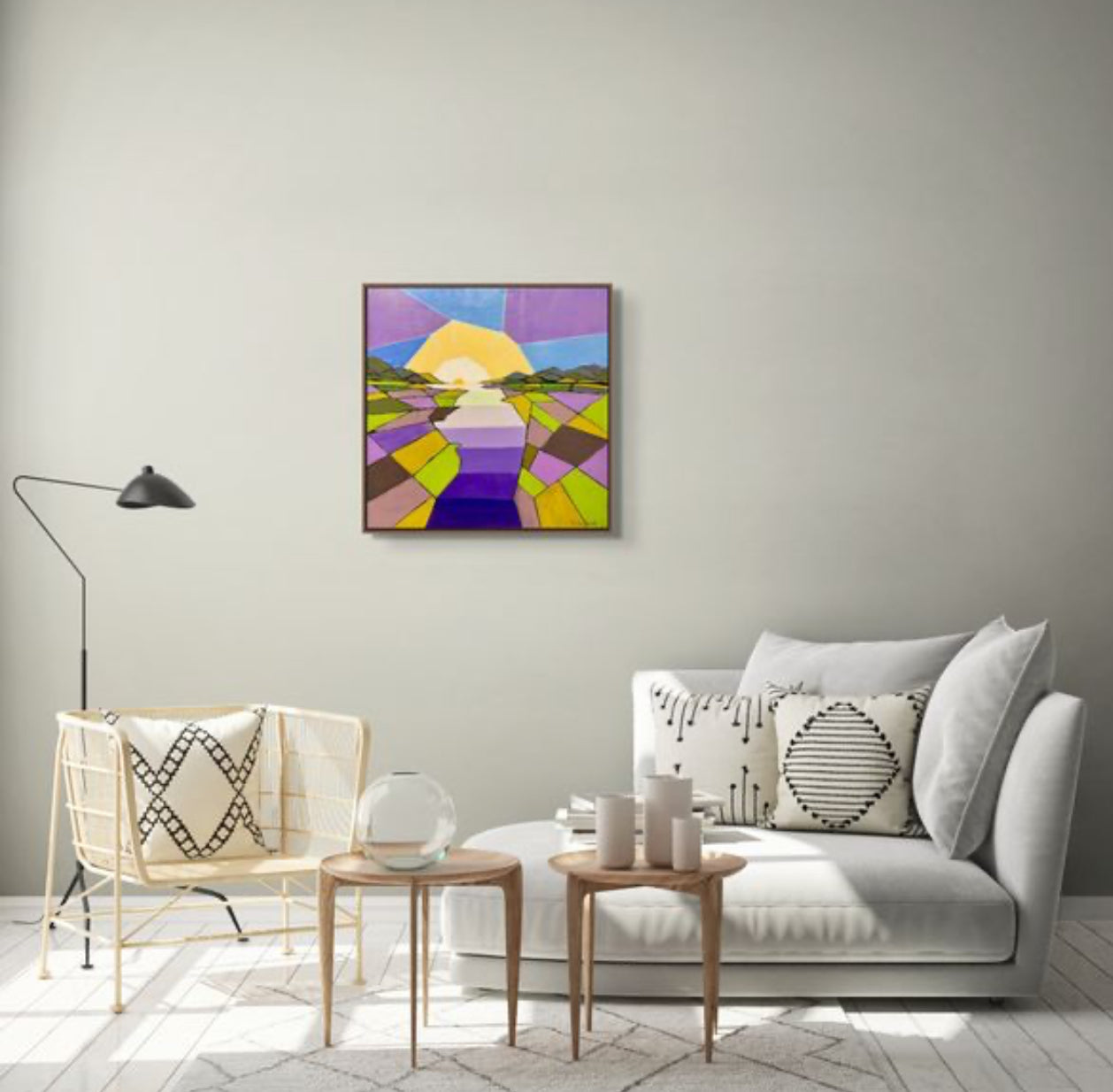 Morning Glory 18"x18"