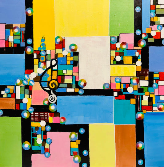 Let the Music Begin 24"x24"