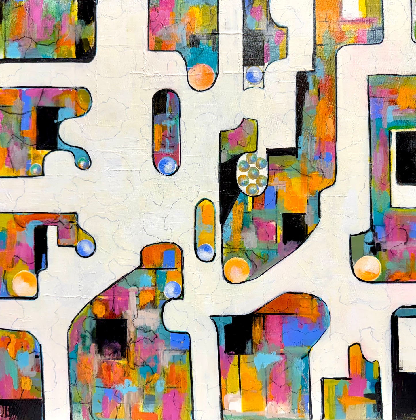 Paths of Reflection 24"x24"