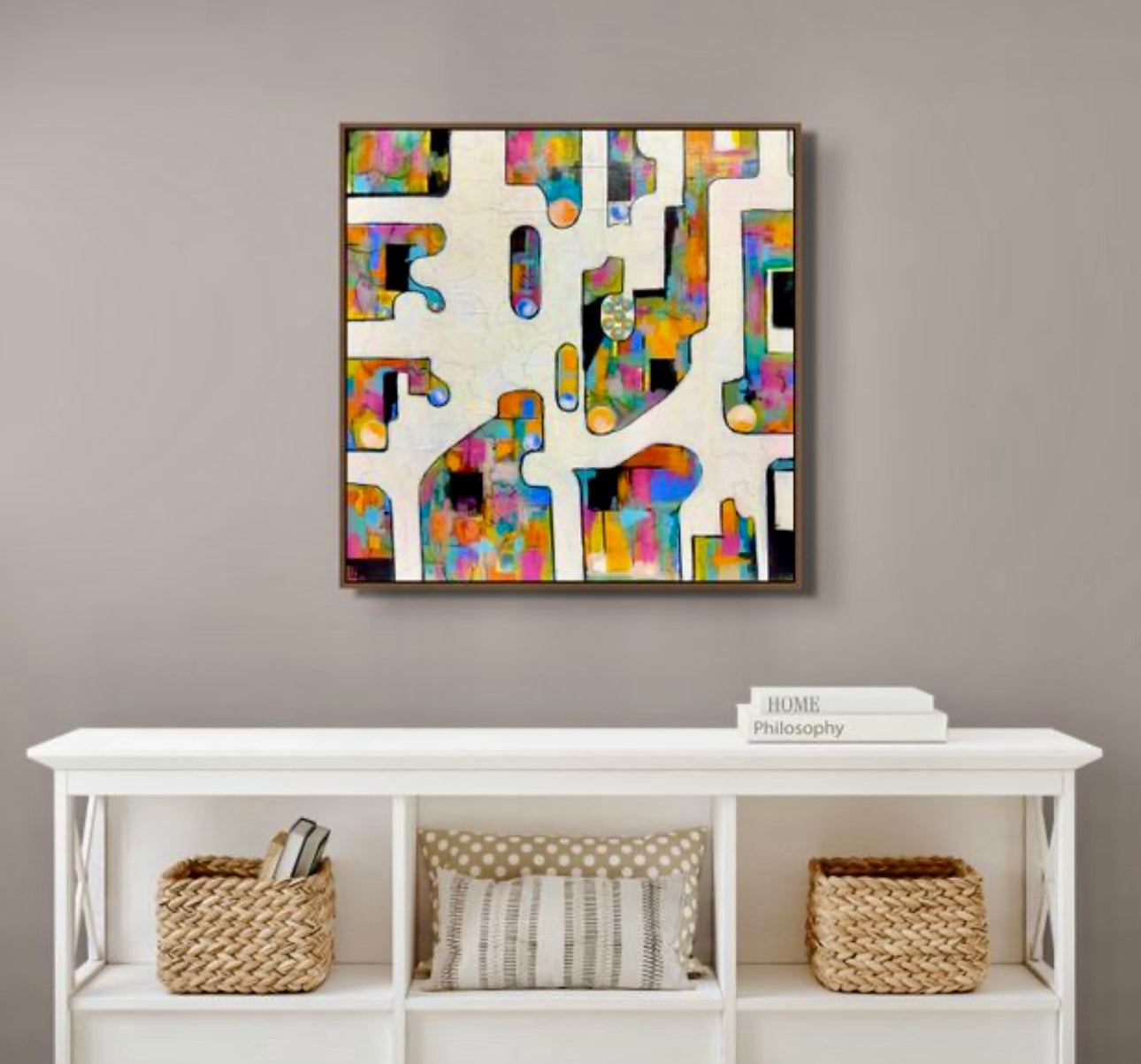 Paths of Reflection 24"x24"