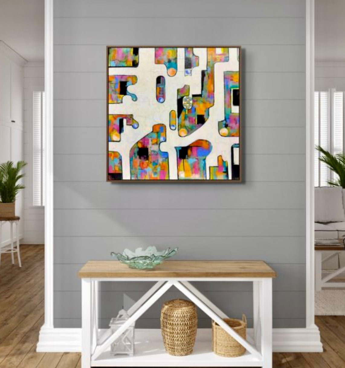 Paths of Reflection 24"x24"