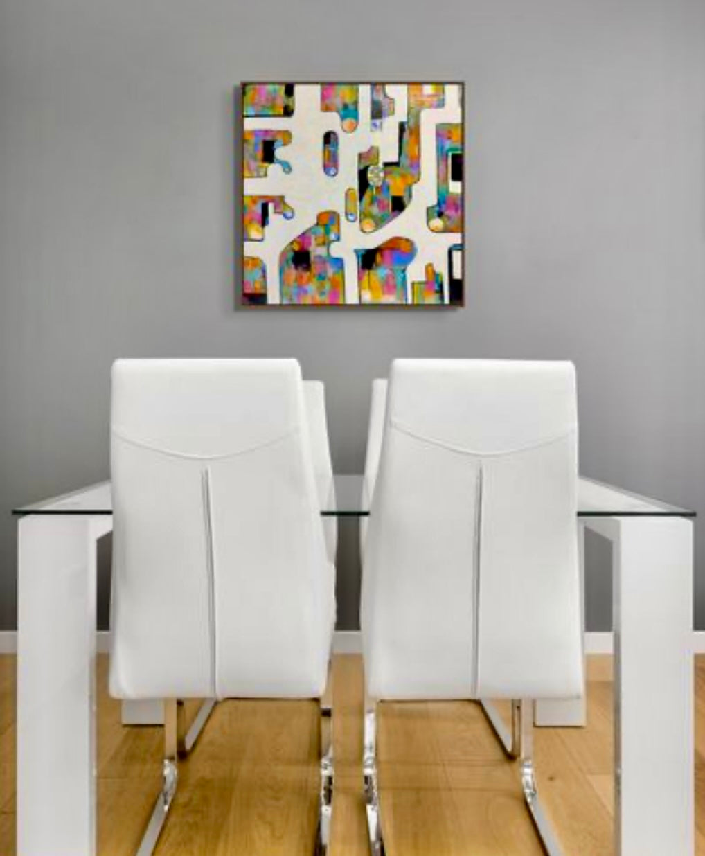 Paths of Reflection 24"x24"