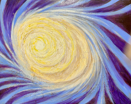 Radiant spiral 16"x20"