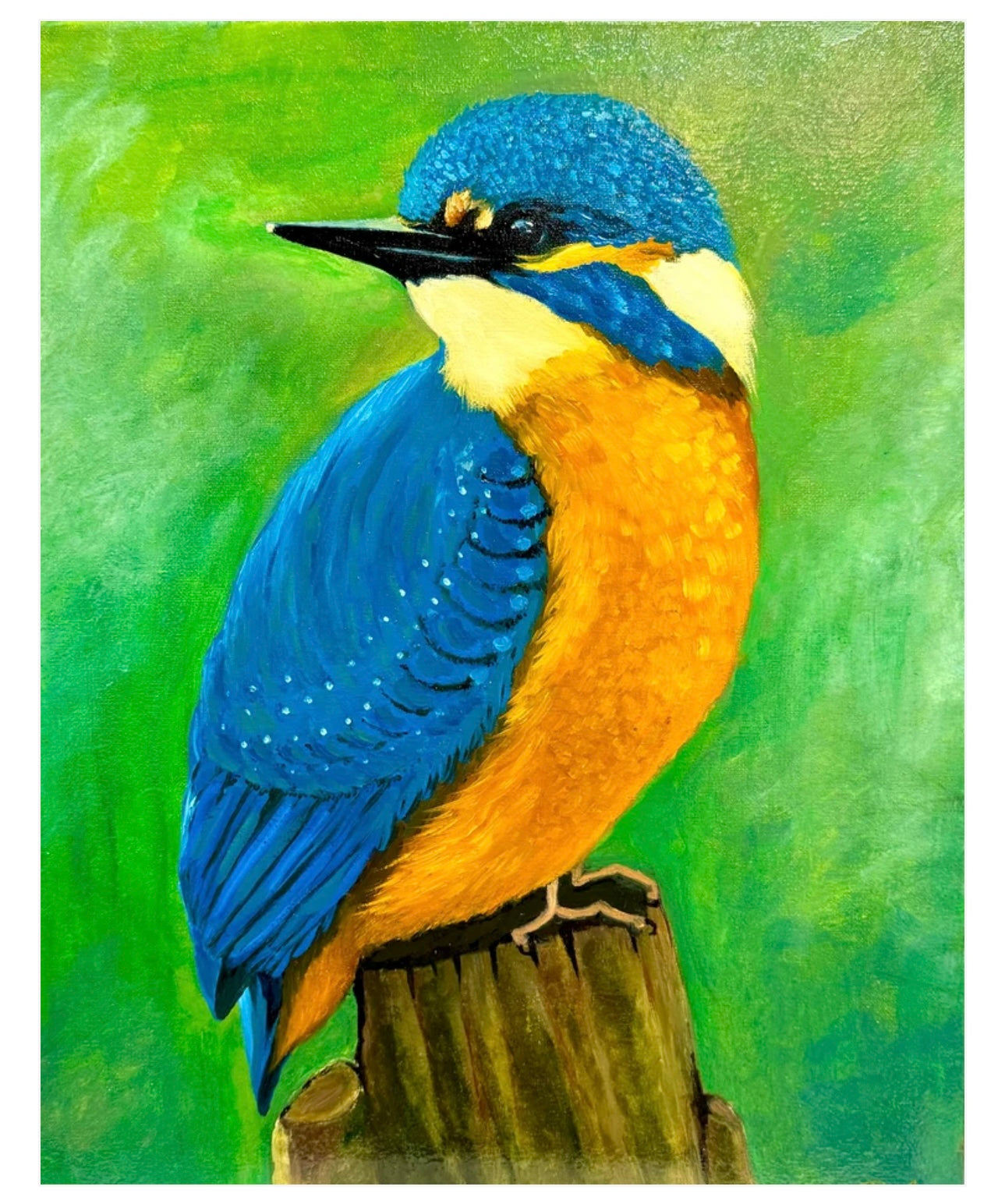 The Perch of Radiance 16'x20"