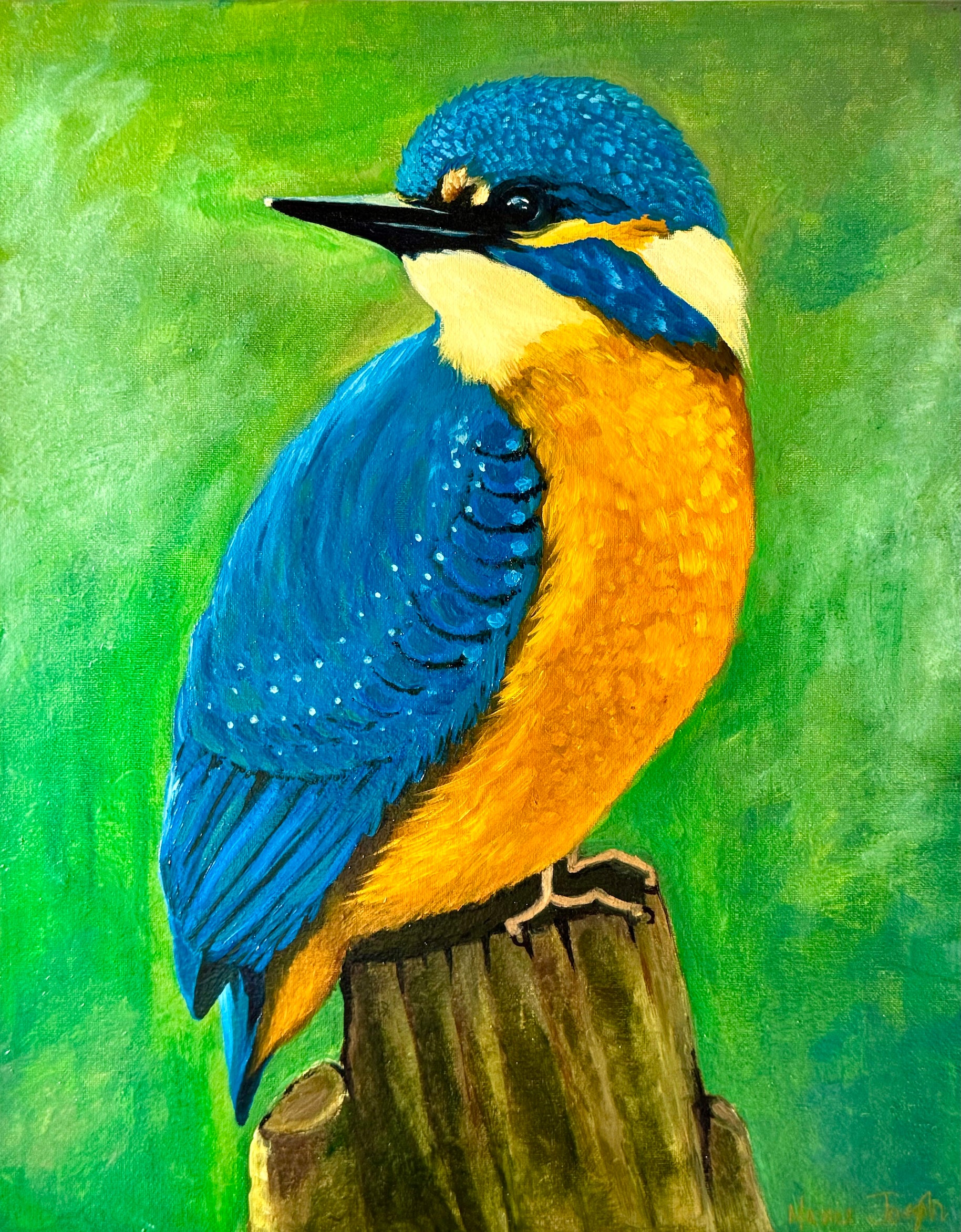 The Perch of Radiance 16'x20"