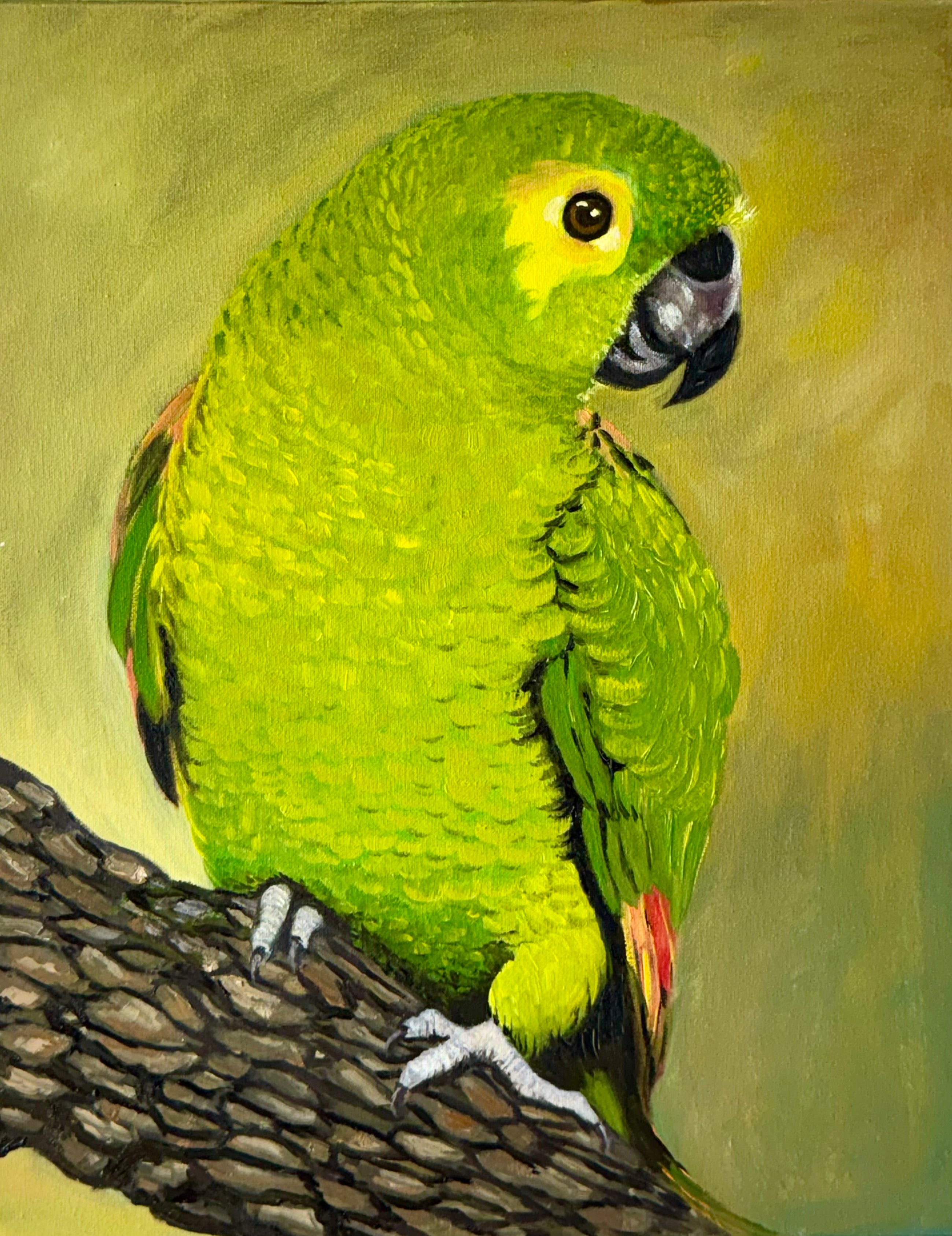 The Emerald Sentinel 16"x20"