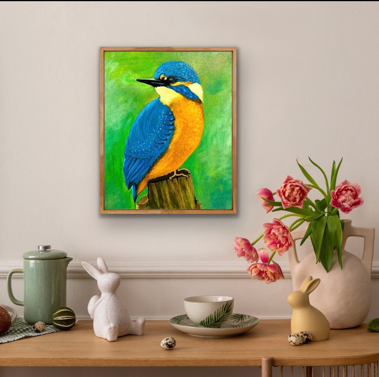 The Perch of Radiance 16'x20"