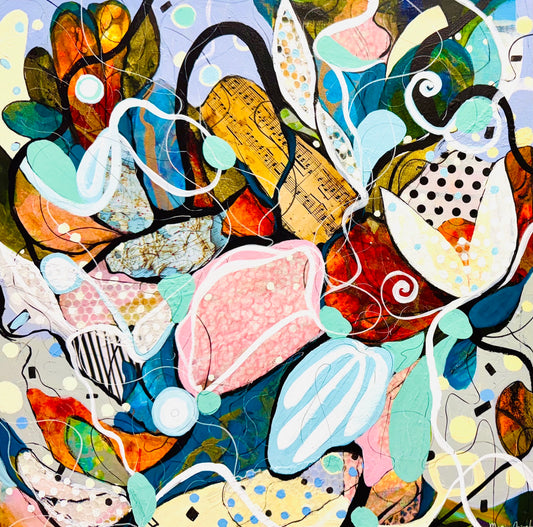 Whimsies in Motion 24"x24"