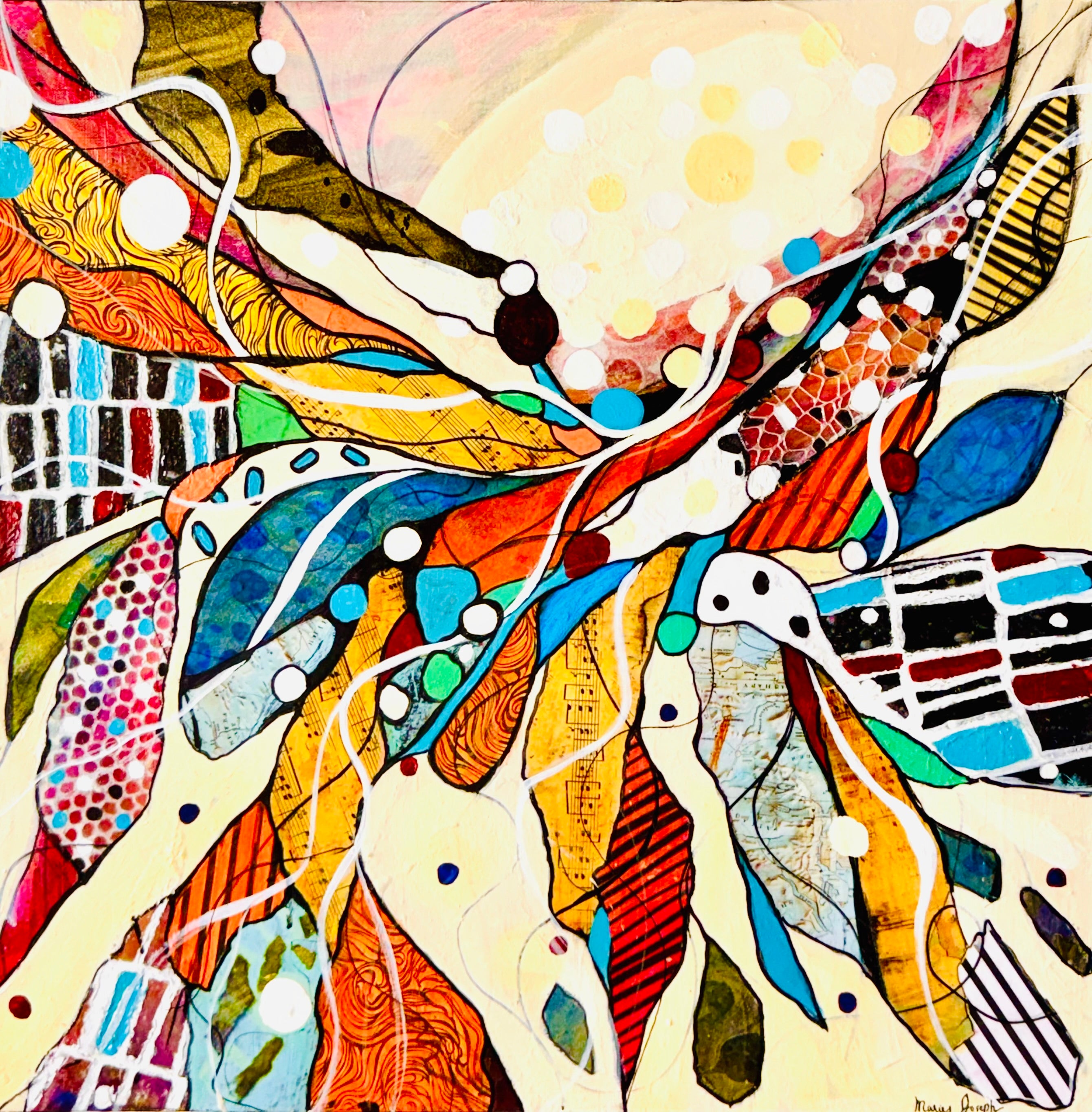 Harmonious Convergence 24"x24"