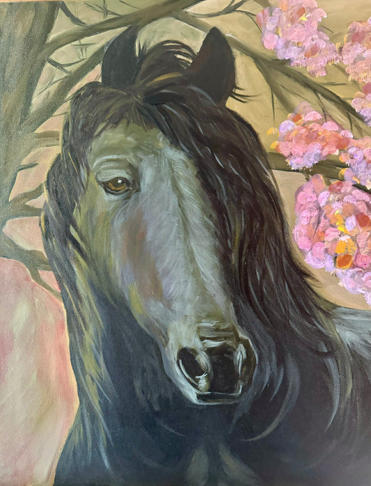 Black horse