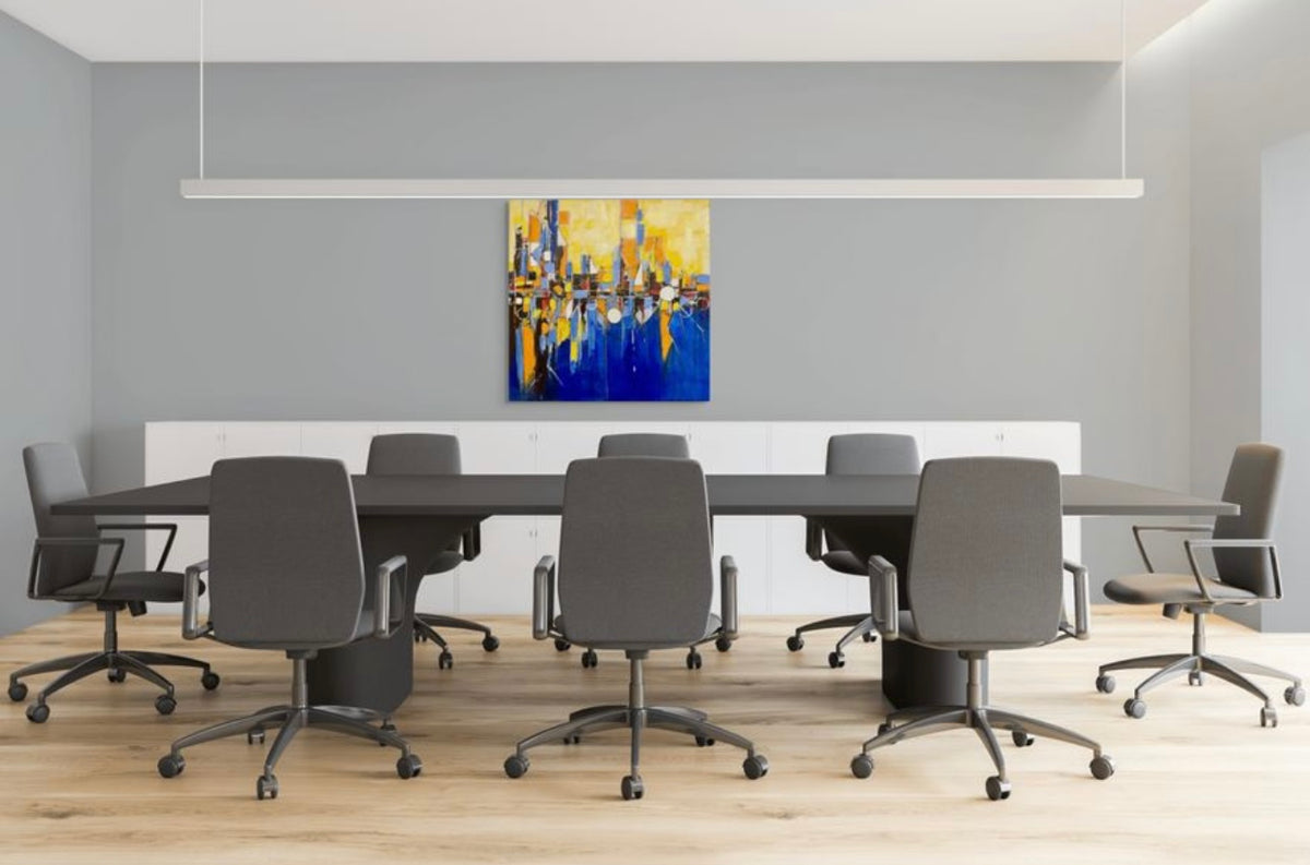 Urban symphony 16x16"