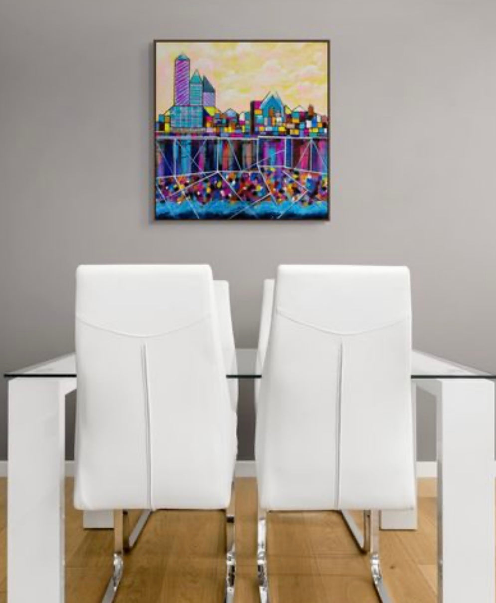 Urban Kaleidoscope 20"x20"