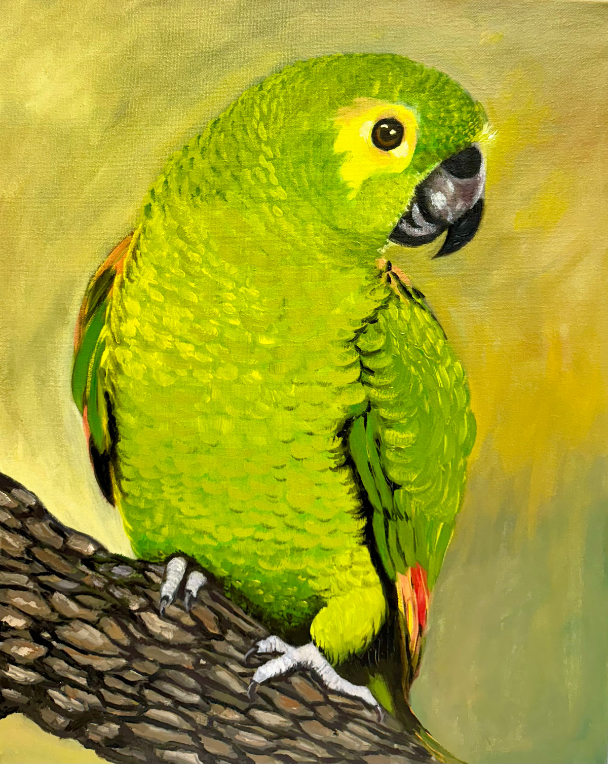The Emerald Sentinel 16"x20"