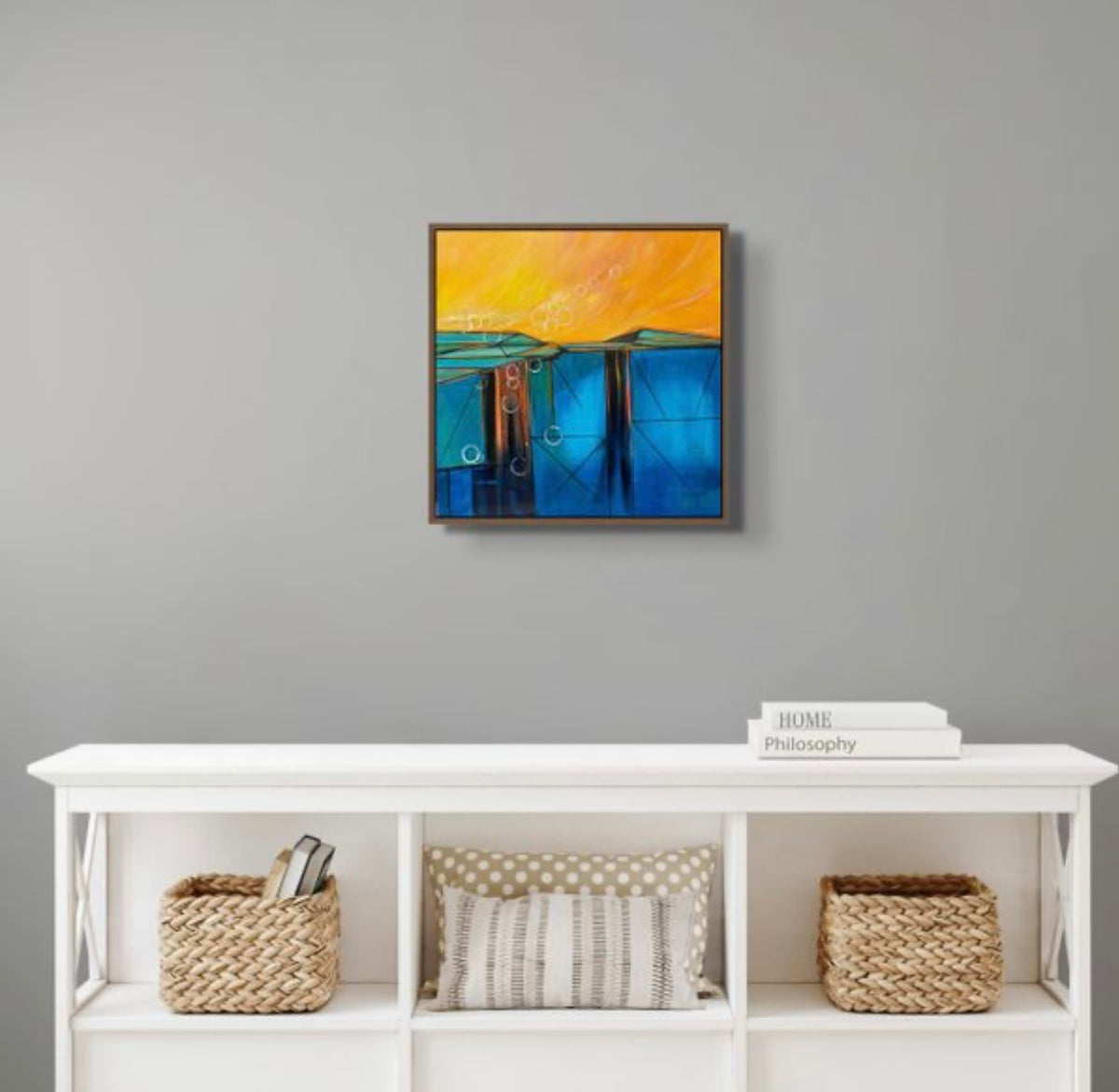 Ocean Blaze Print