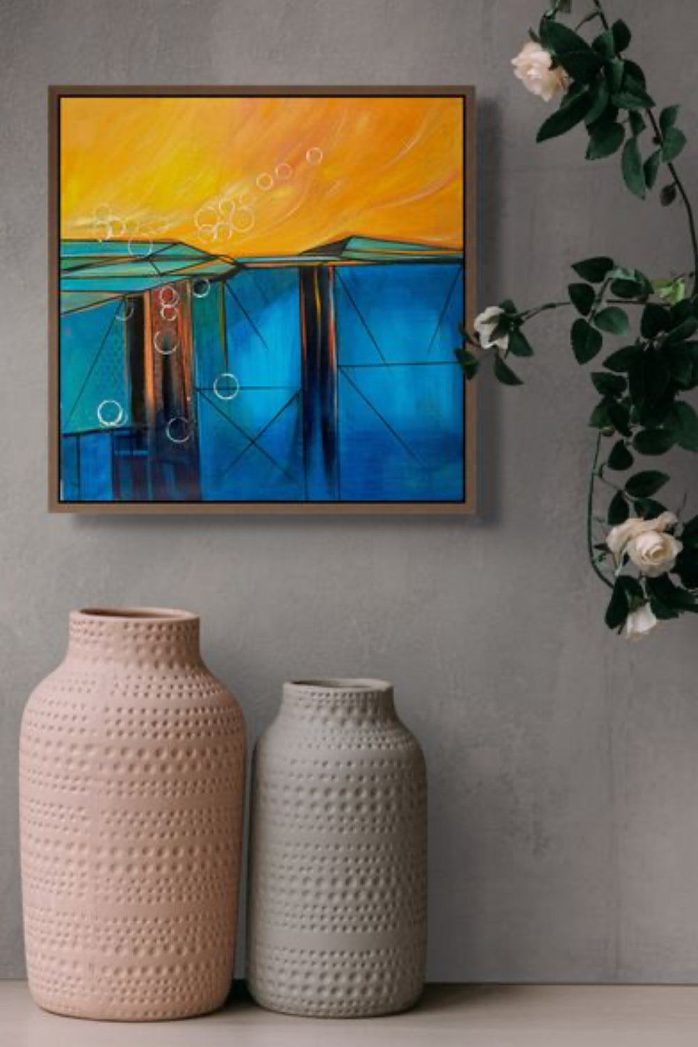 Ocean Blaze Print