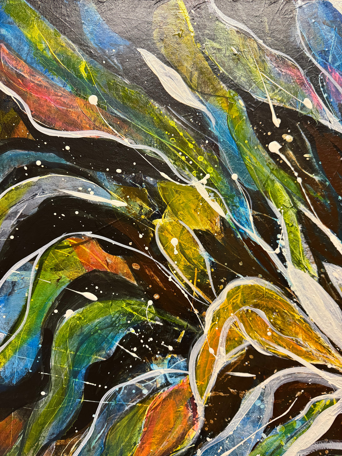 The Majestic Bloom 36"x36"