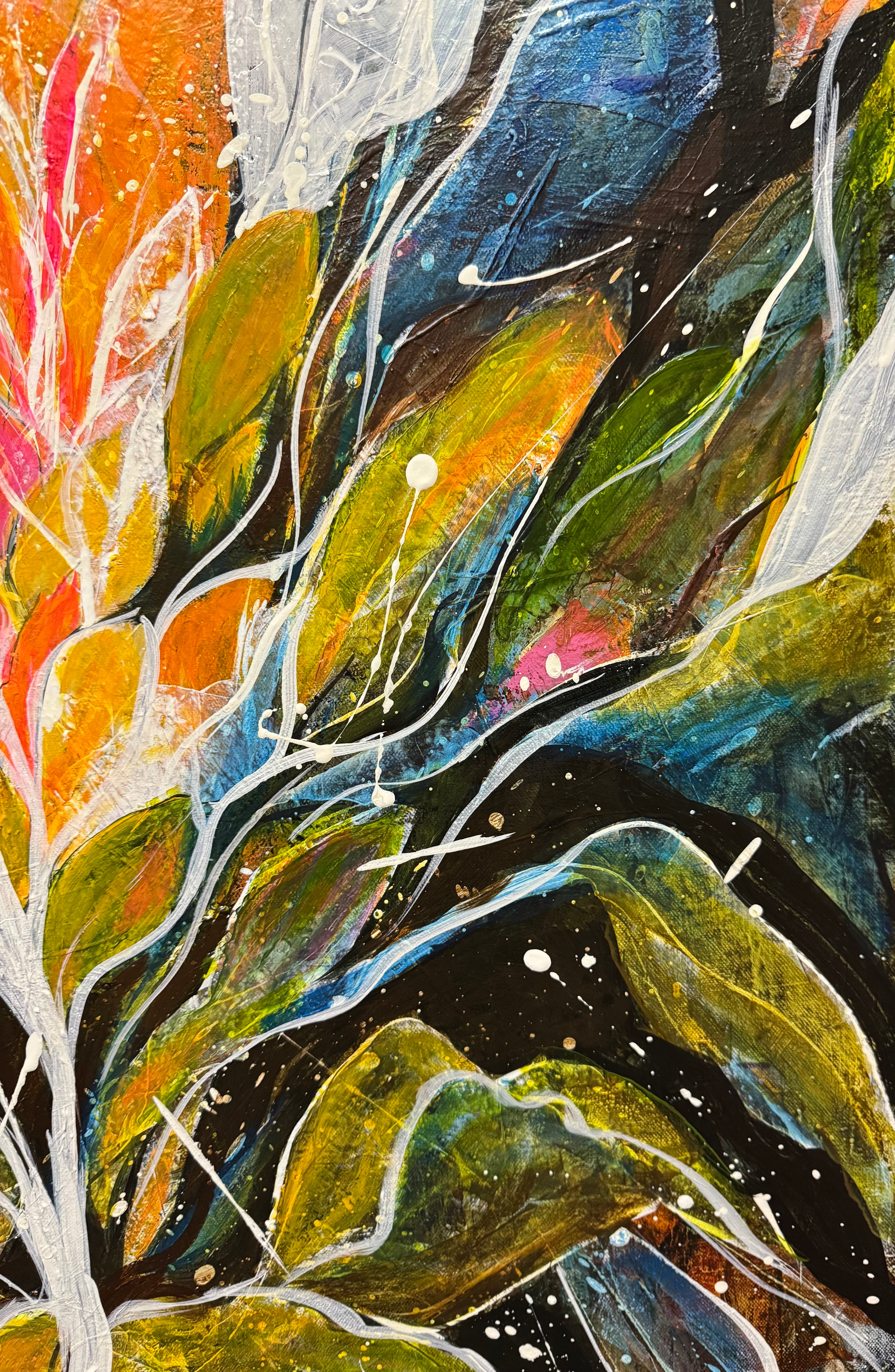 The Majestic Bloom 36"x36"