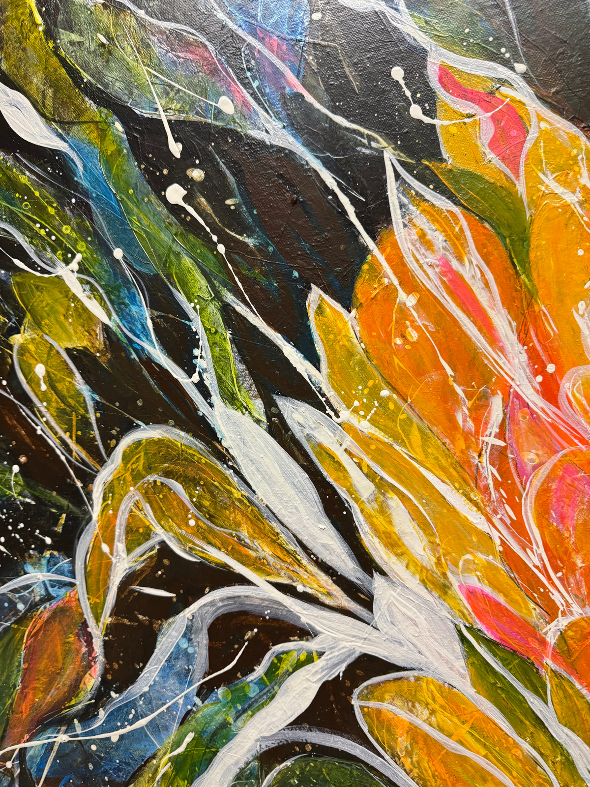 The Majestic Bloom 36"x36"